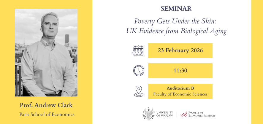 Prof. Andrew Clark z wizytą na WNE UW