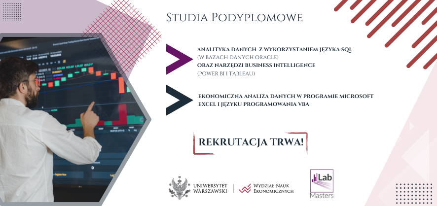 Trwa rekrutacja na dwa kierunki studiów podyplomowych!