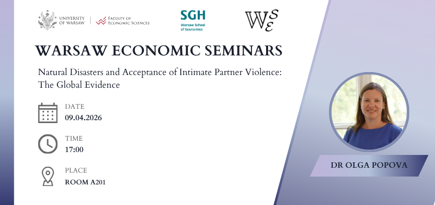 Dr. Olga Popova to visit the University of Warsaw