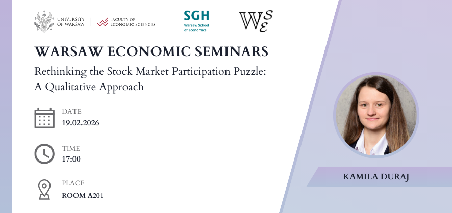 Warsaw Economic Seminar – 19.02