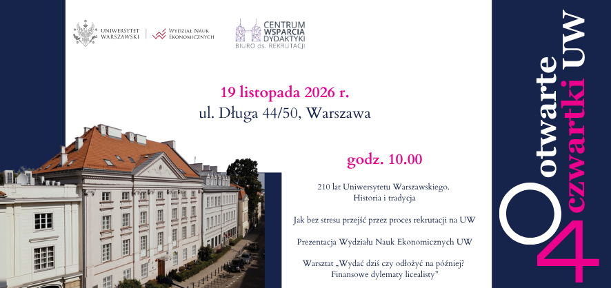 OTWARTY CZWARTEK UW NA WNE, 19.11 
