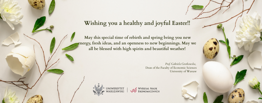 Easter Greetings from the Faculty of Economic Sciences