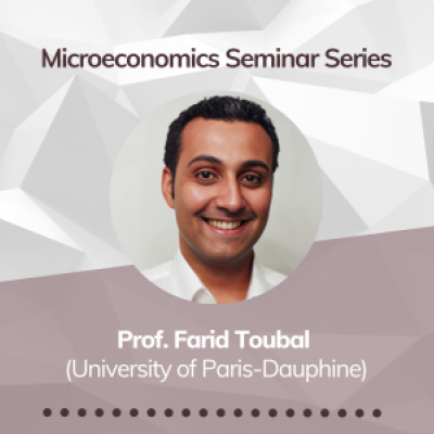 Obraz Prof. Farid Toubal (Uniwersytet Paris-Dauphine ) z…