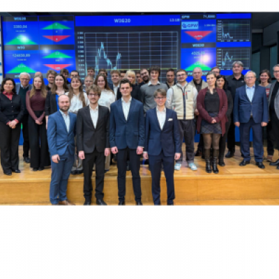 Obraz Całe podium w konkursie Trade’m 2025 dla drużyn WN…