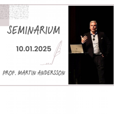 Obraz Prof. Martin Andersson gościem WNE UW 10 stycznia …